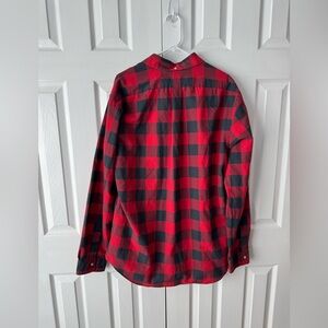 Polo Ralph Lauren Black & Red Buffalo Plaid Button Down Flannel Shirt XXL